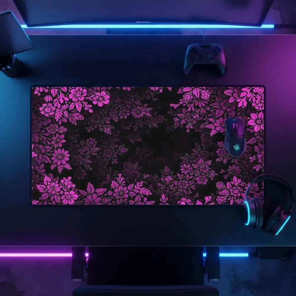 meilleur tapis de souris fleurs violettes