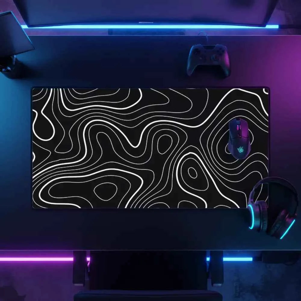 meilleur tapis de souris topographie noir v2