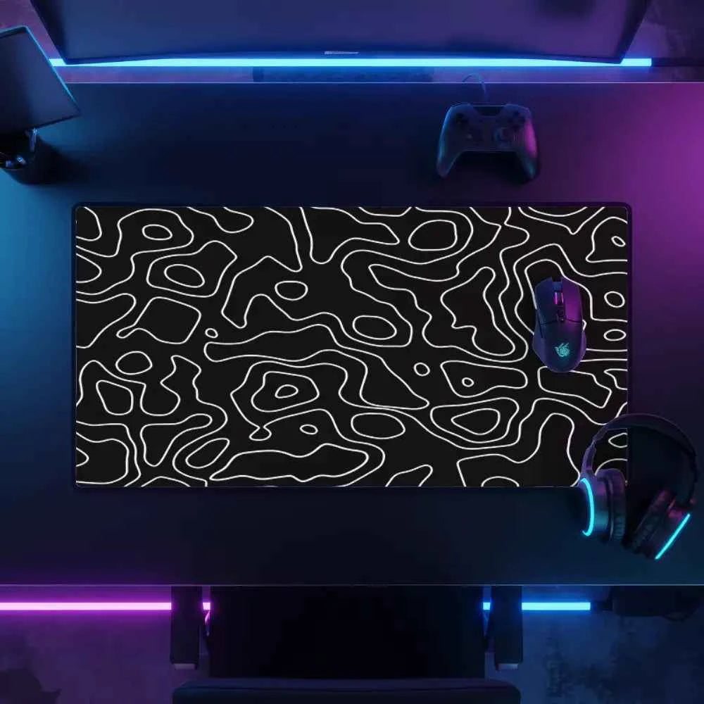 meilleur tapis de souris topographie noir