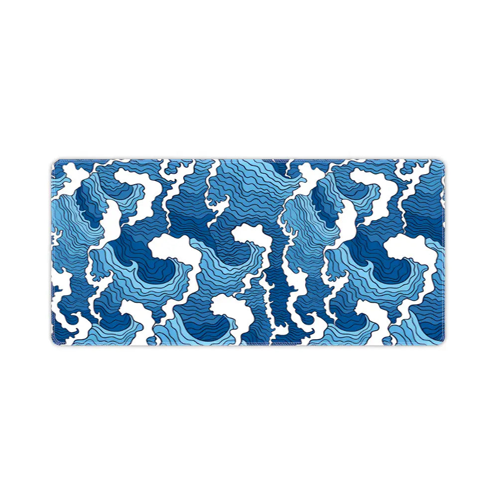 meilleur tapis de souris vague bleu