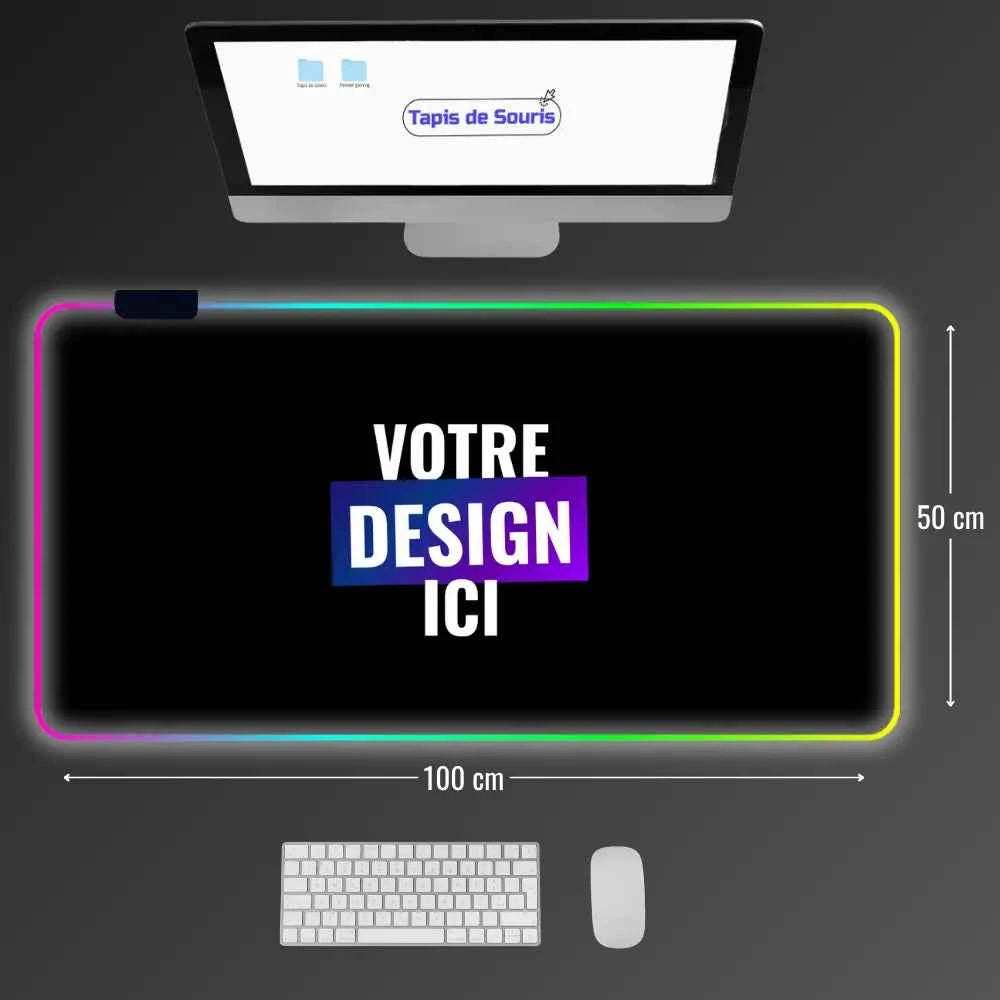 Personnaliser tapis de souris 100x50cm