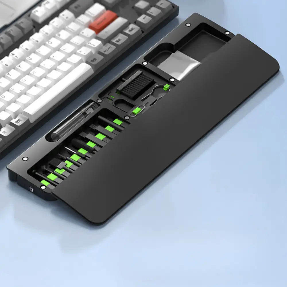 set 2 en 1 d entretien ordinateur et repose poignets