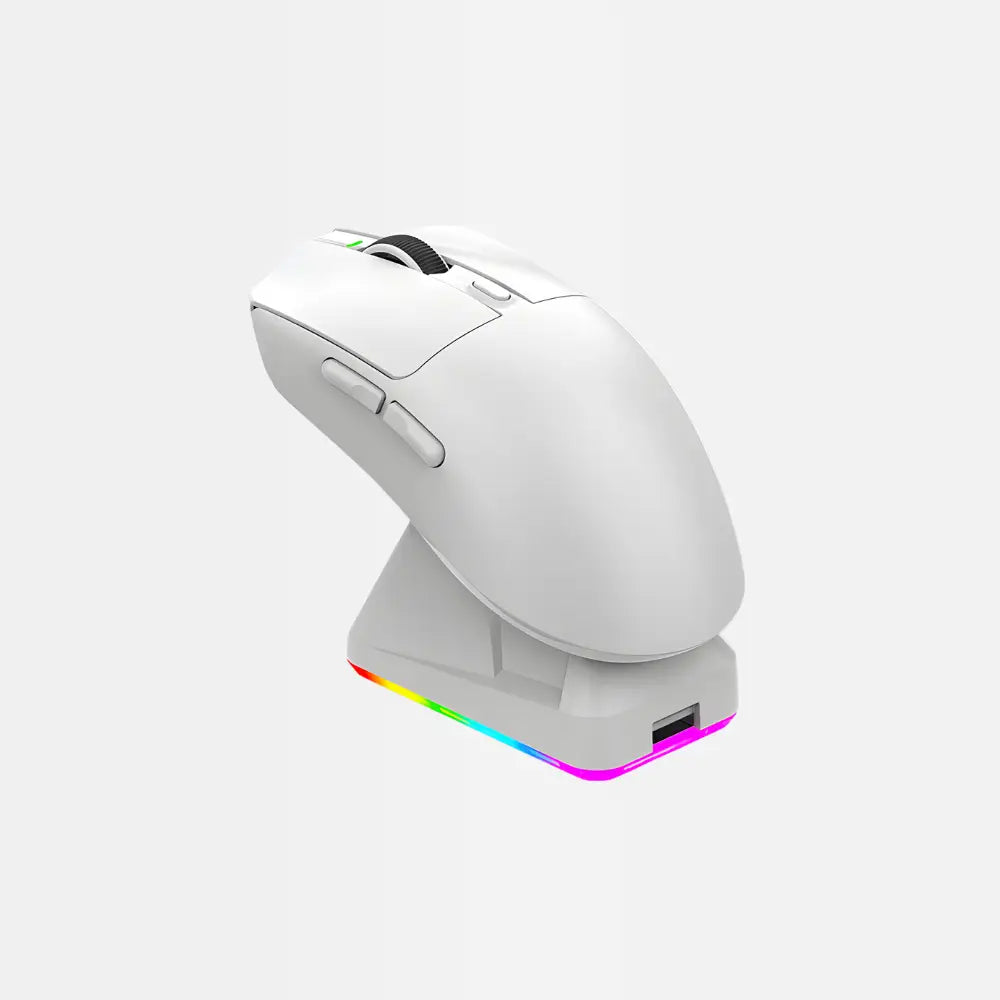 souris gamer blanche sans fil