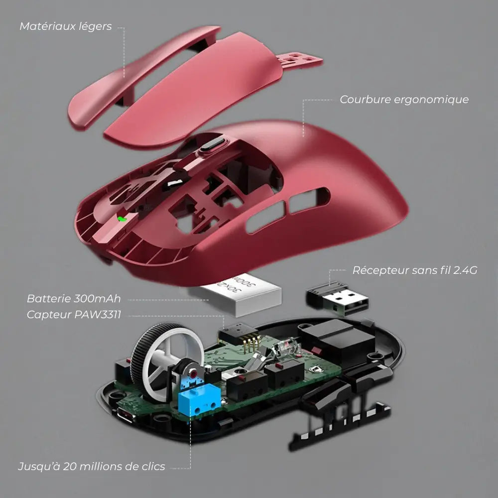 souris gaming 12000 DPI