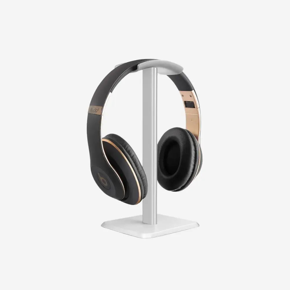 support de casque audio blanc
