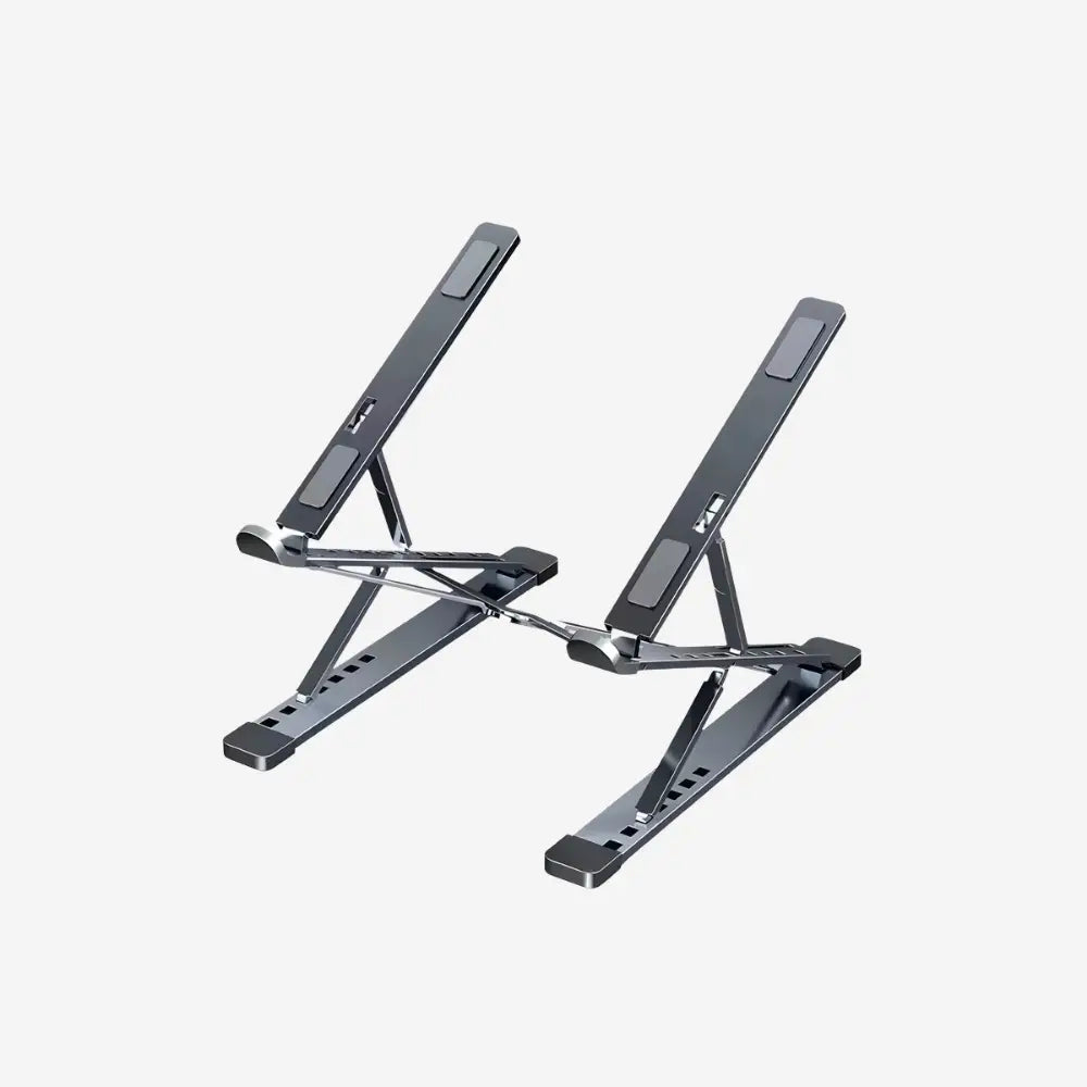 support ordinateur metallique noir inclinaison et hauteur reglable