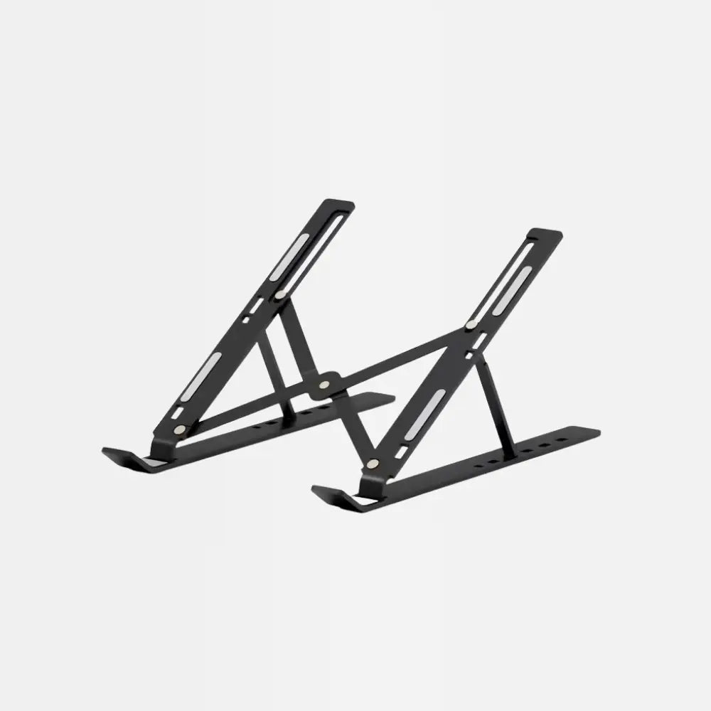 support ordinateur metallique noir inclinaison reglable