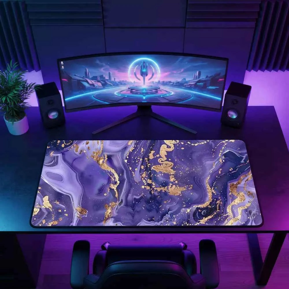 tapis de souris pour gamer violet