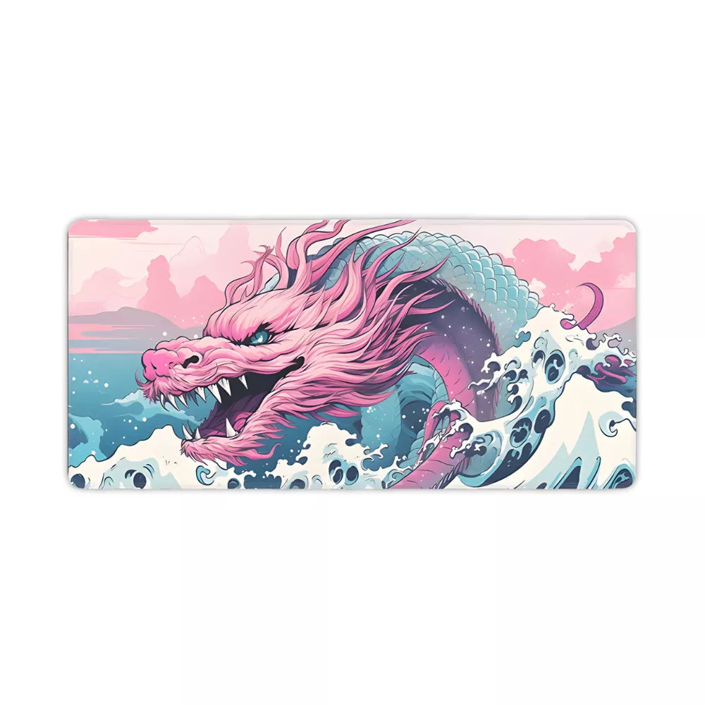 tapie de sourie gamer Dragon Rose