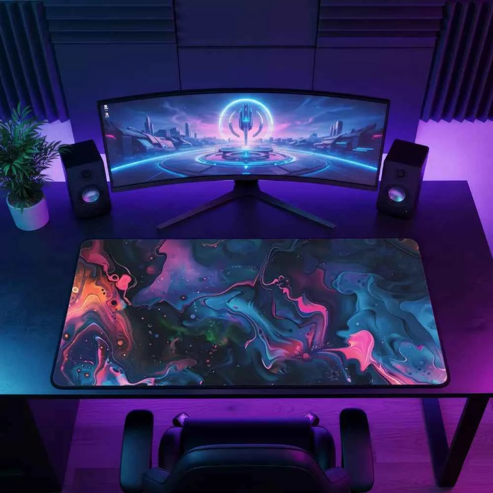 tapis de souris 1200x600 nuage coloré