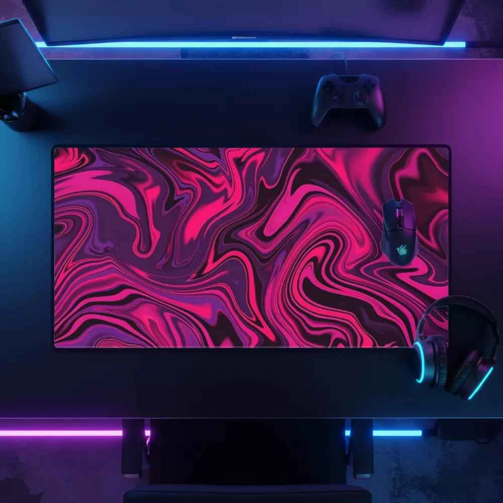 tapis de souris 1200x600 rouge et noir