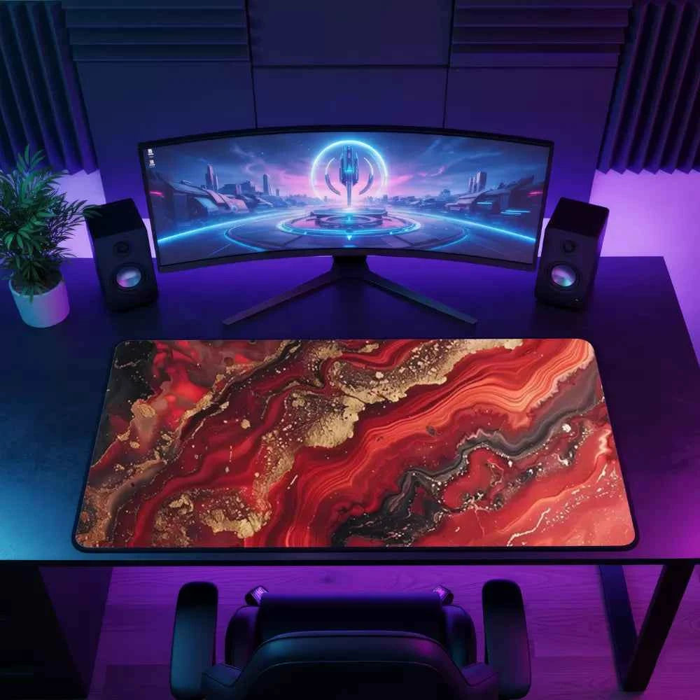 Tapis de souris design - Puissance Rouge