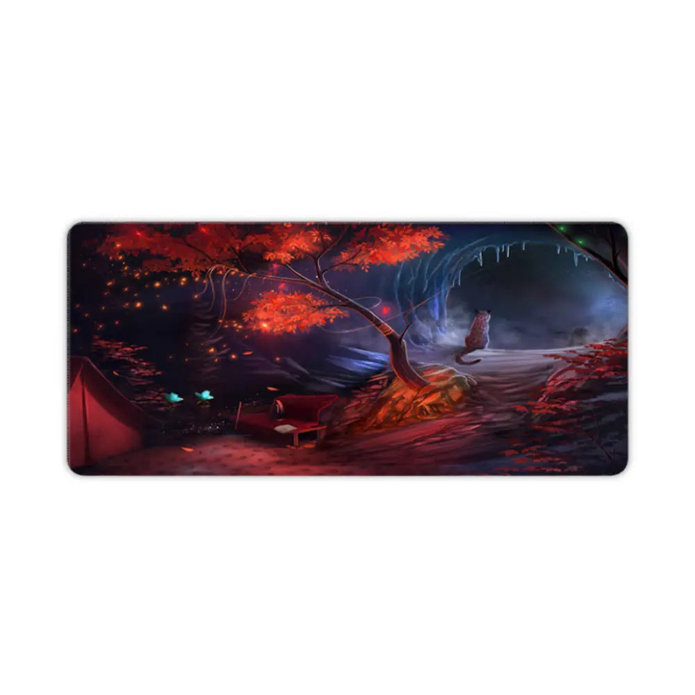 tapis de souris 900x400 chat mystique