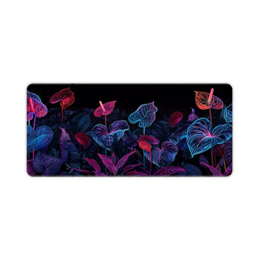 tapis de souris 900x400 fleur bleu