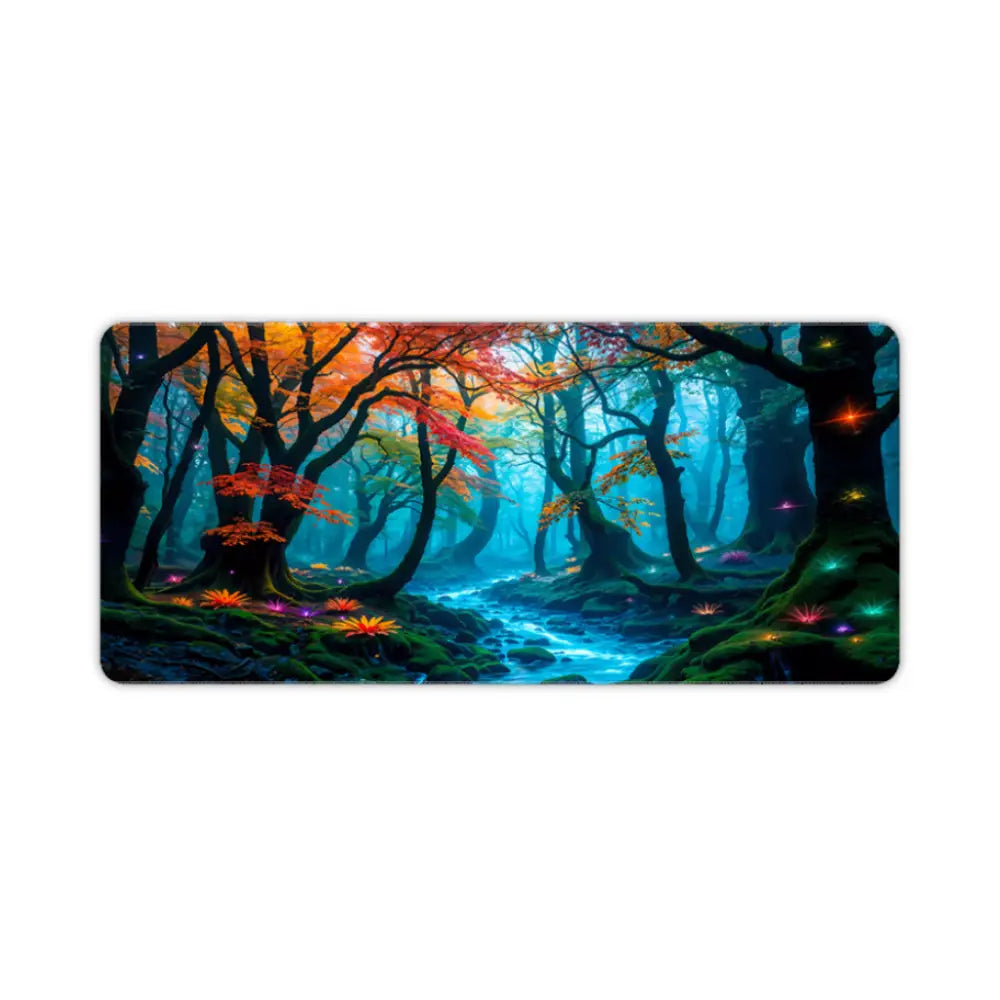 tapis de souris 900x400 foret enchantee