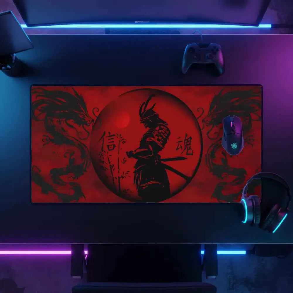 tapis de souris 900x400 samourai pret au combat