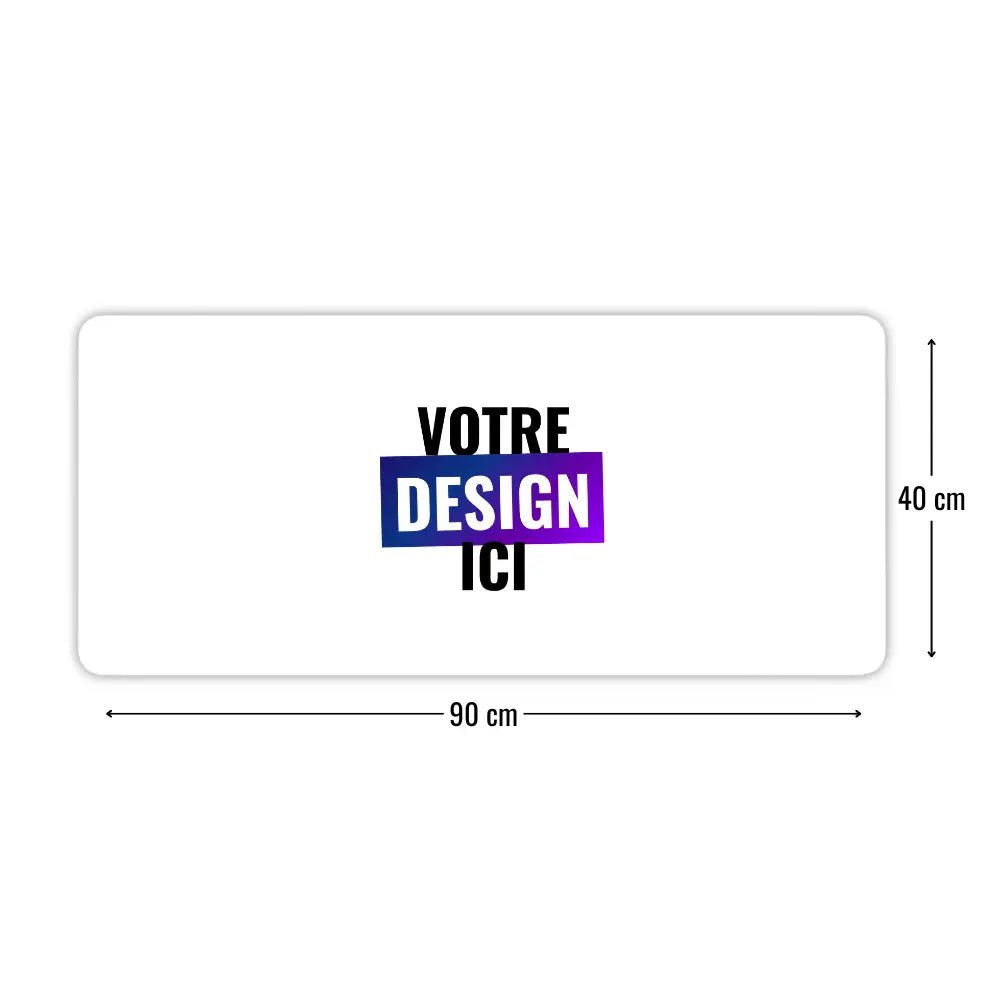tapis de souris a personnaliser 90x40cm