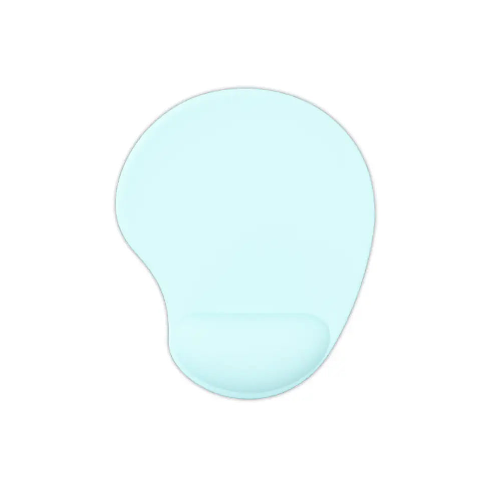 tapis de souris bleu turquoise ergonomique