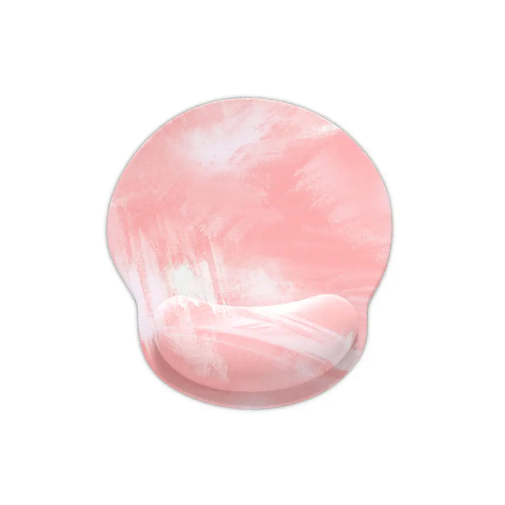 tapis de souris ergonomique aquarelle rose