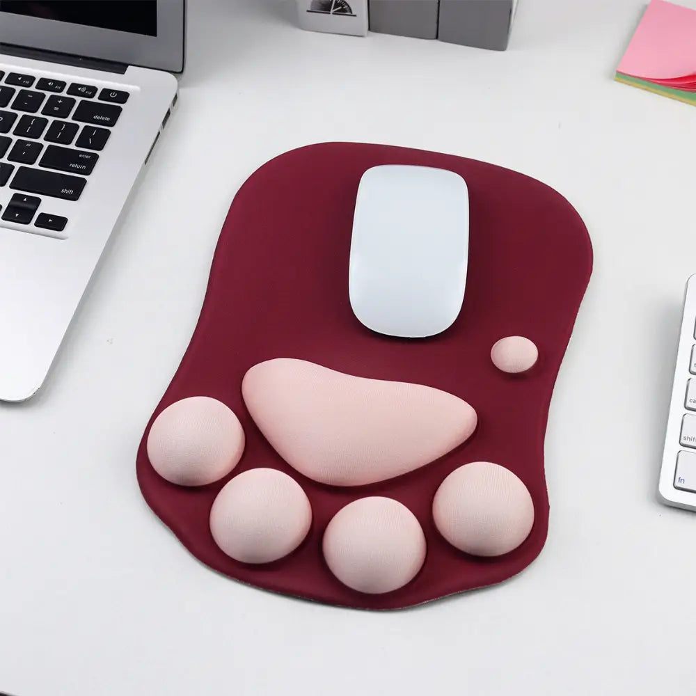 tapis de souris ergonomique canal carpien chat