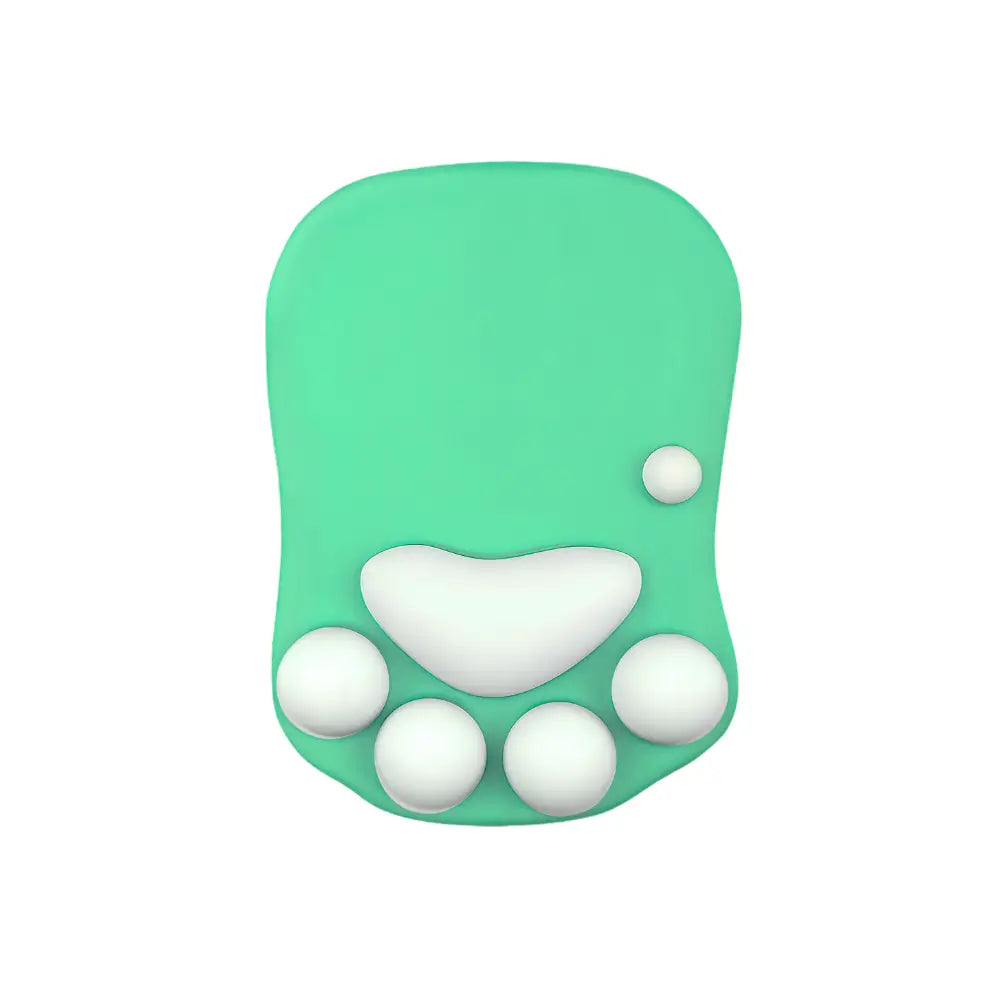 tapis de souris ergonomique chat vert