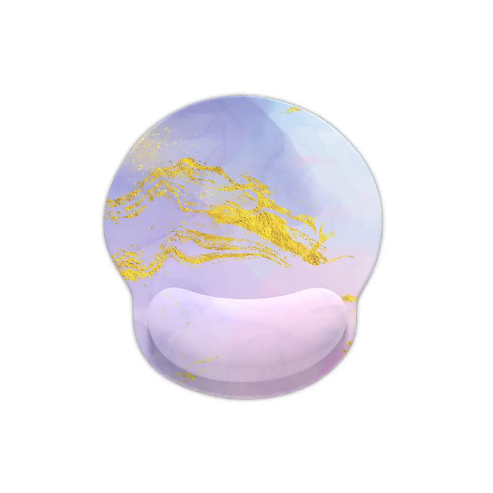 tapis de souris ergonomique marbre rose