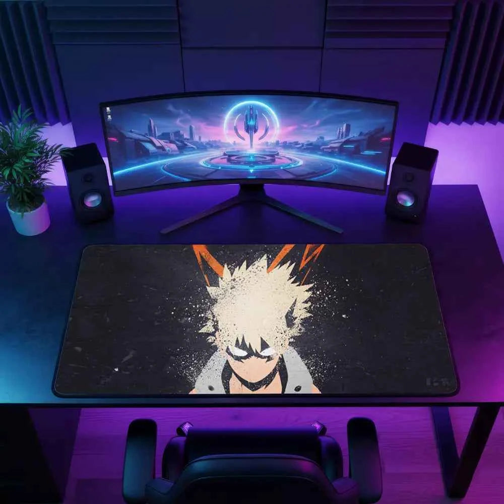 tapis de souris gamer xxl Katsuki my hero academia