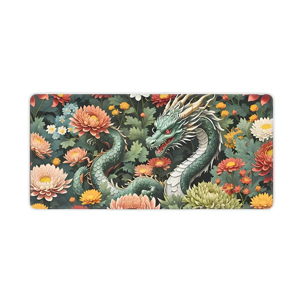 tapis de souris gaming dragon vert