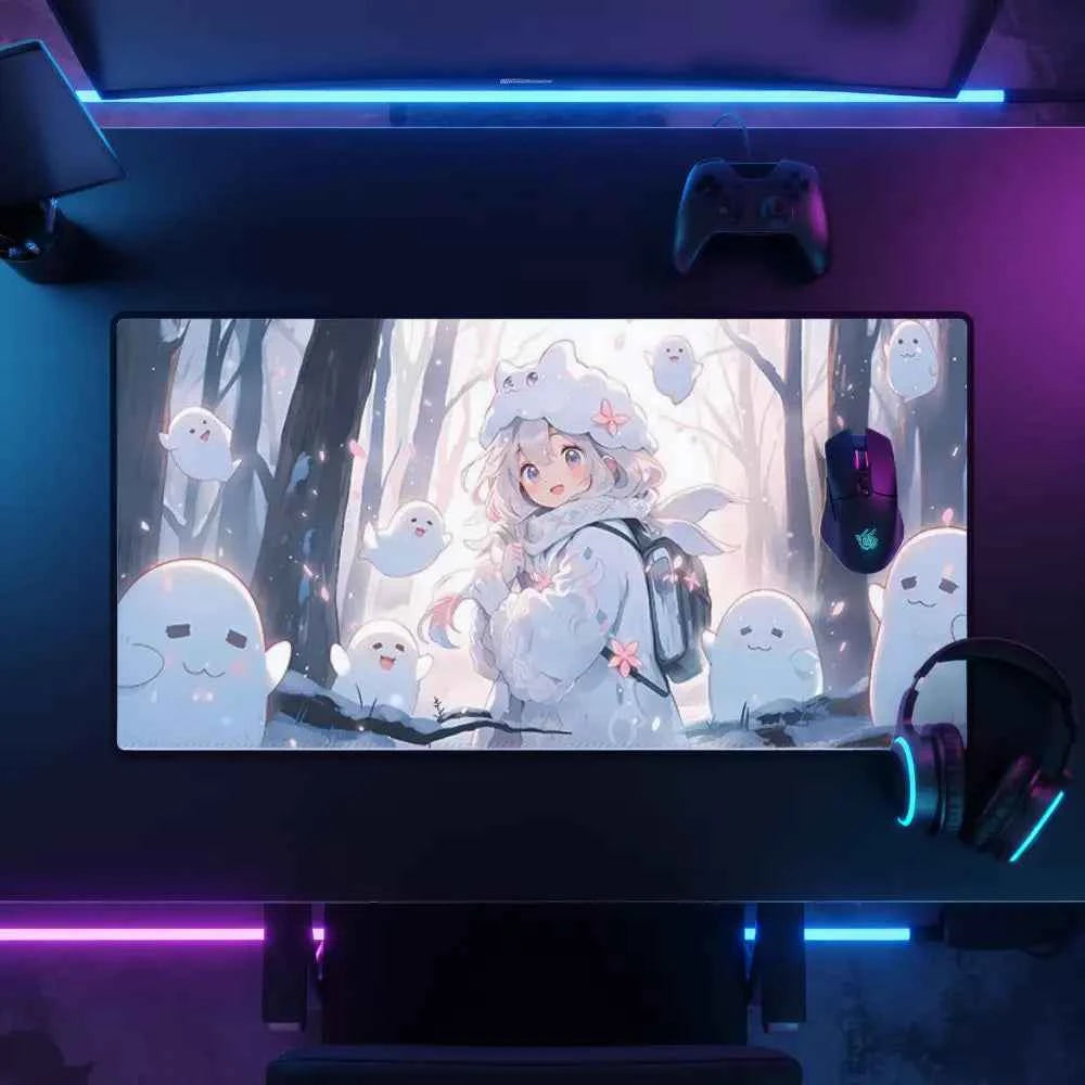 tapis de souris gaming fantome femme