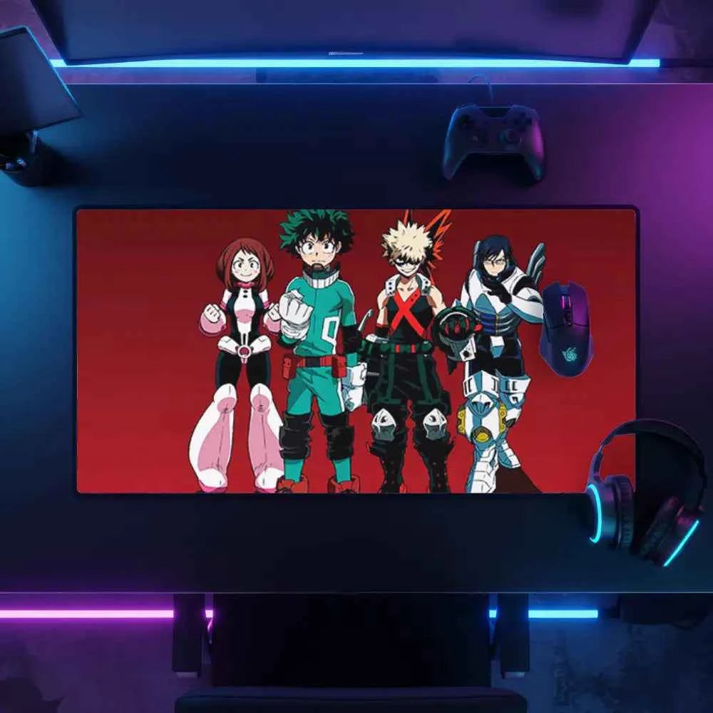 tapis de souris gaming my hero academia team