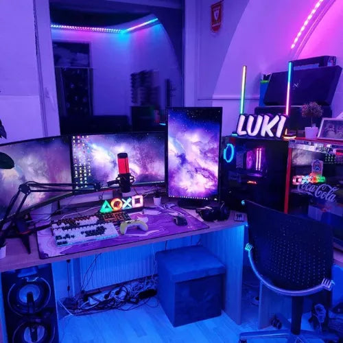 tapis de souris gaming setup