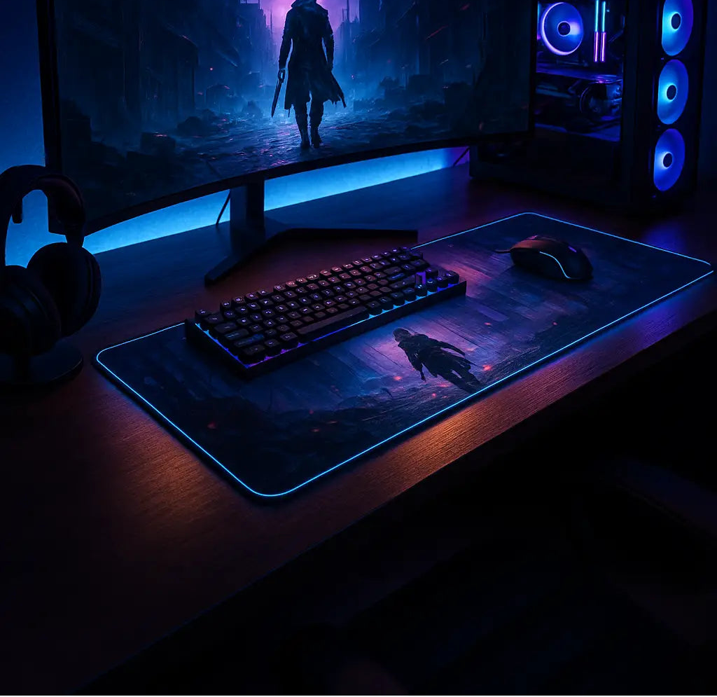 tapis de souris gaming xxl banniere