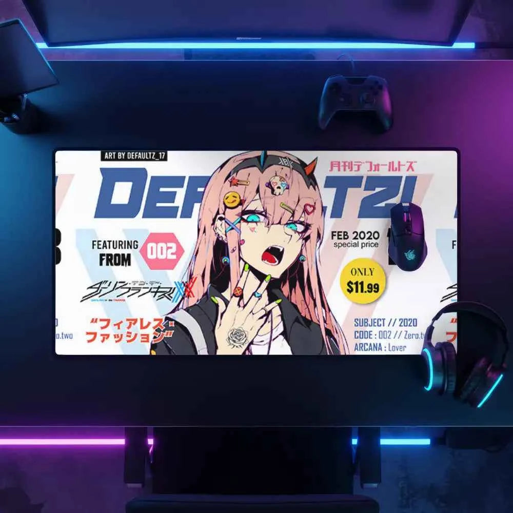 tapis de souris geant fille d anime