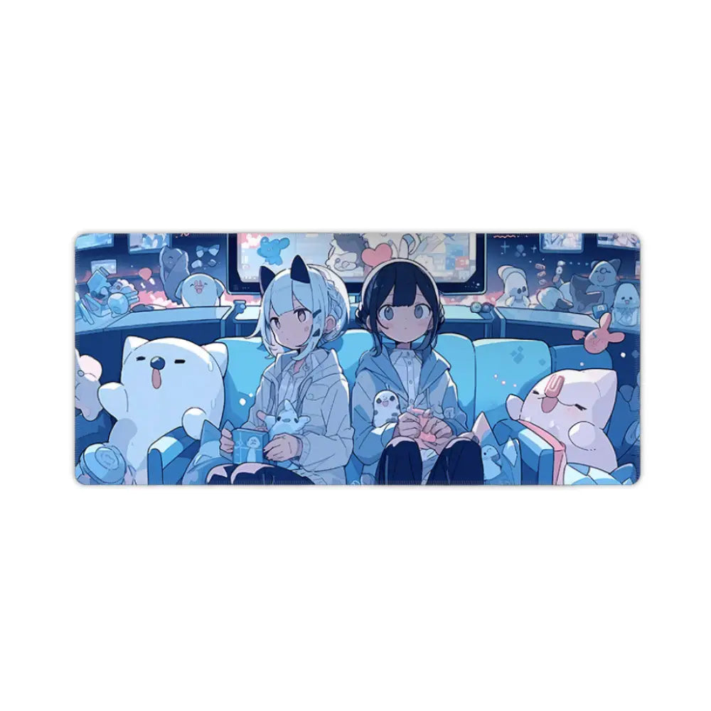 tapis de souris geek fille kawaii