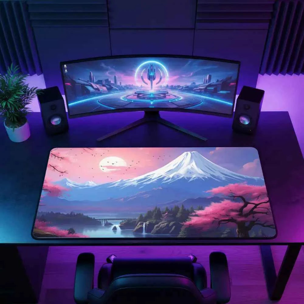 tapis de souris japonais montagne xxl
