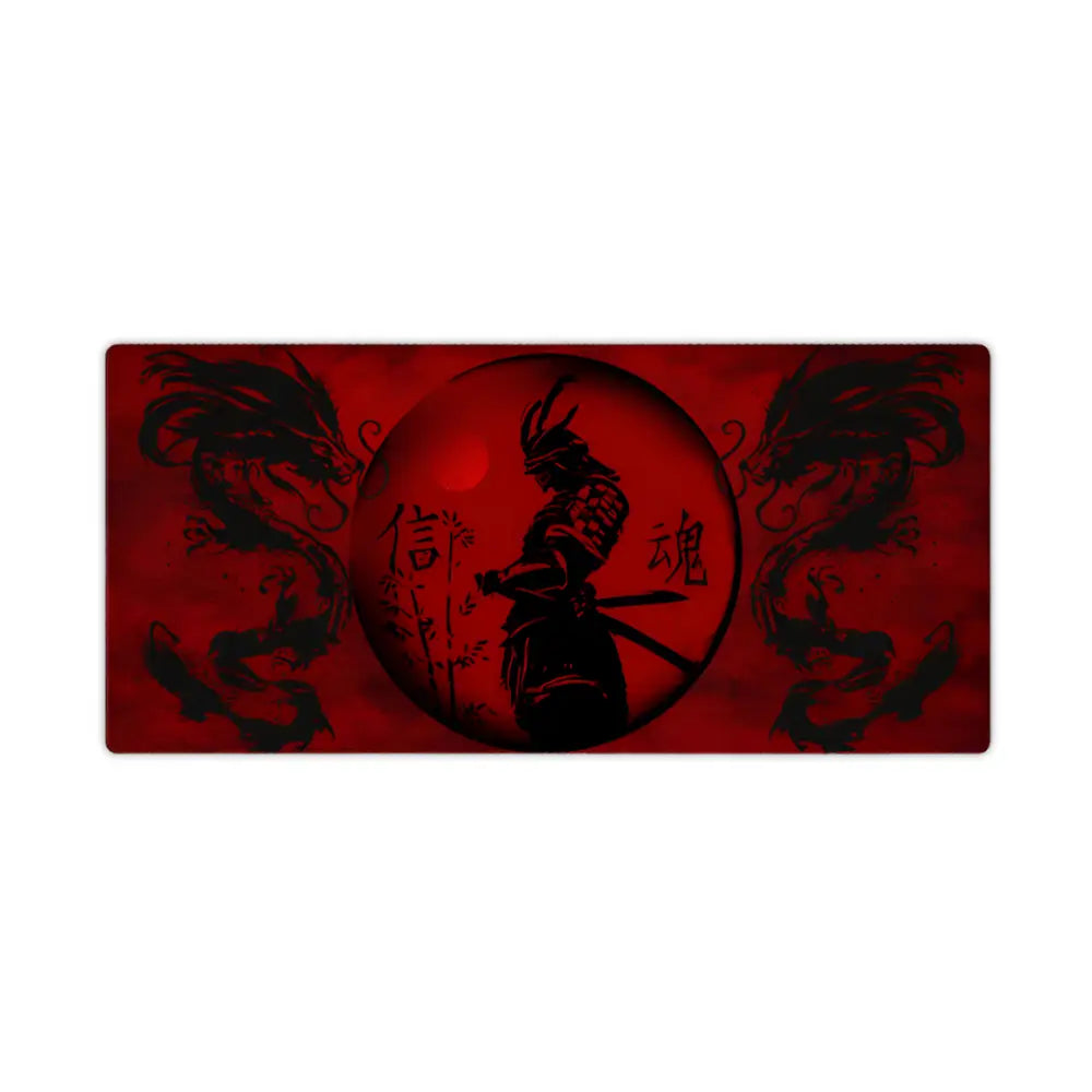 tapis de souris manga samourai prêt au combat