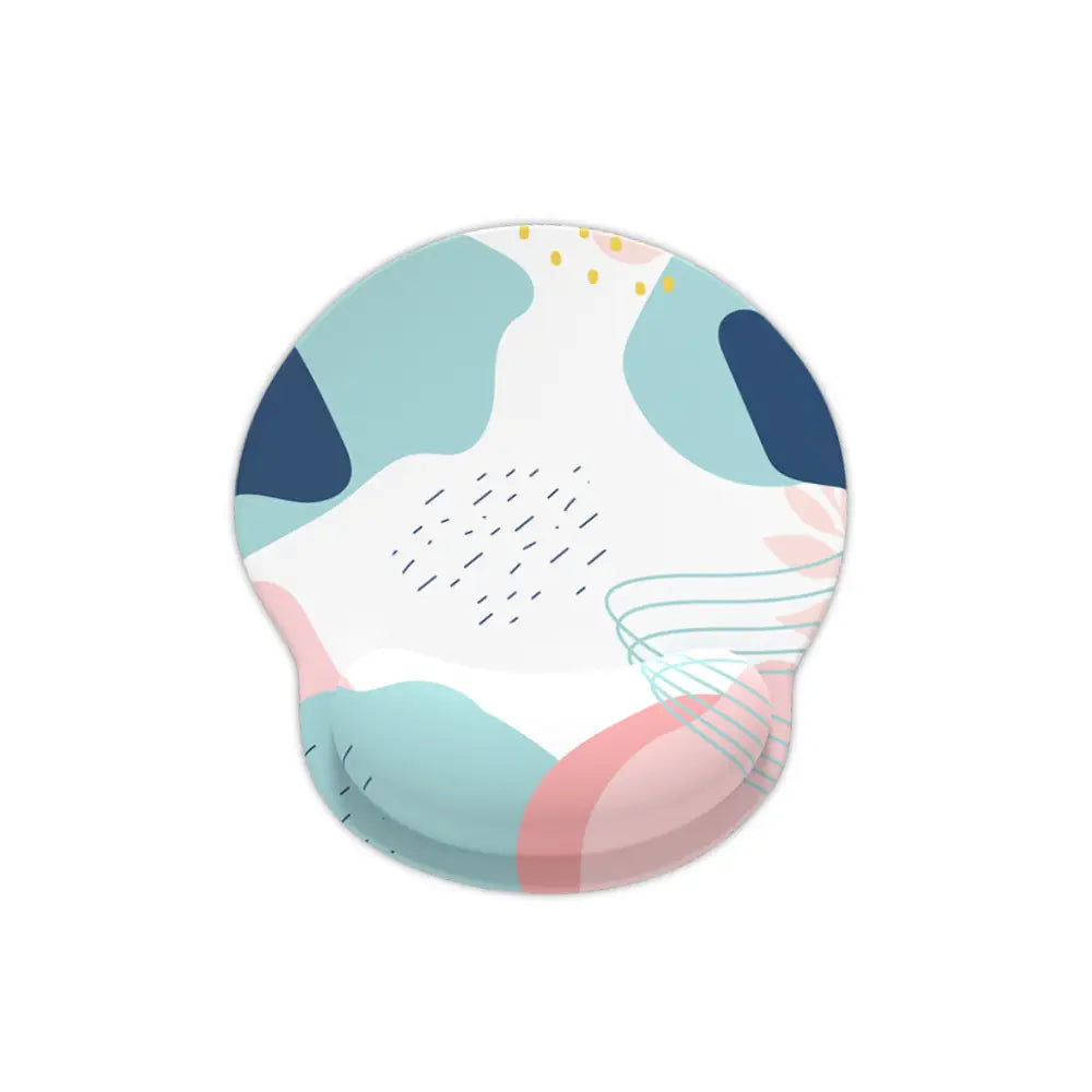 tapis de souris original ergonomique bleu