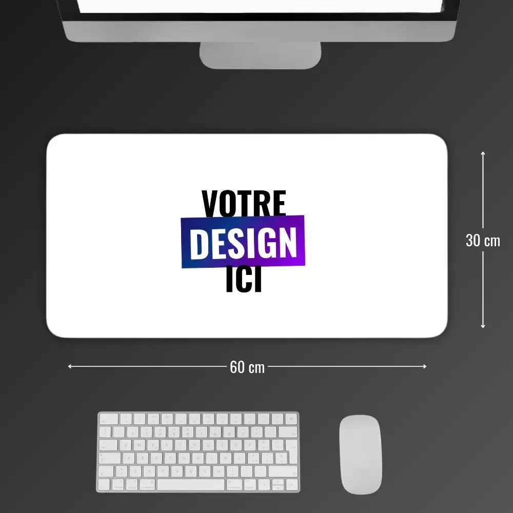 Tapis de souris personnalisé 60x30cm