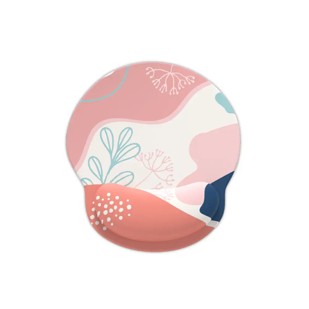 tapis de souris rose fleur original