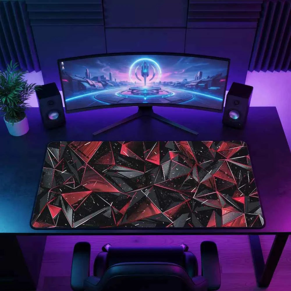 Grand tapis de souris XXL - Formes 3D Envoutant