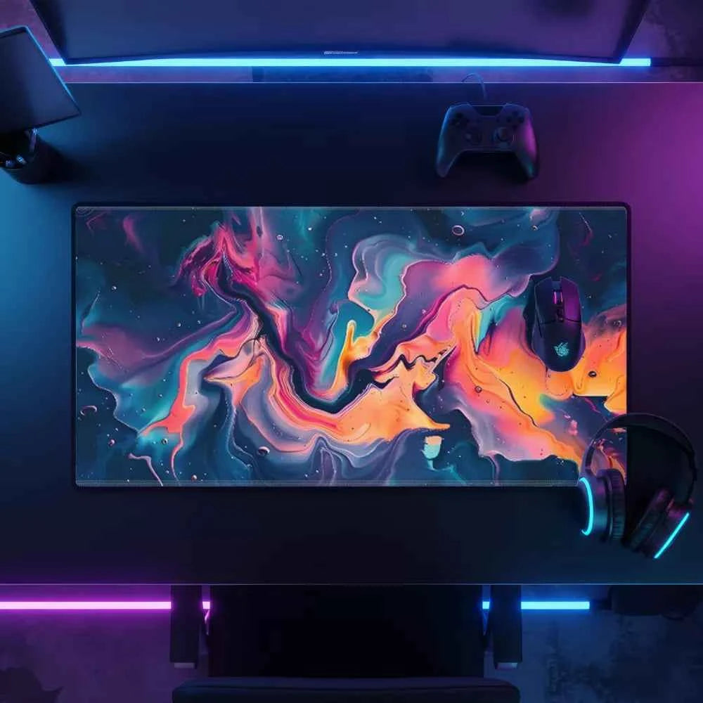 tapis de souris xl nuage colore