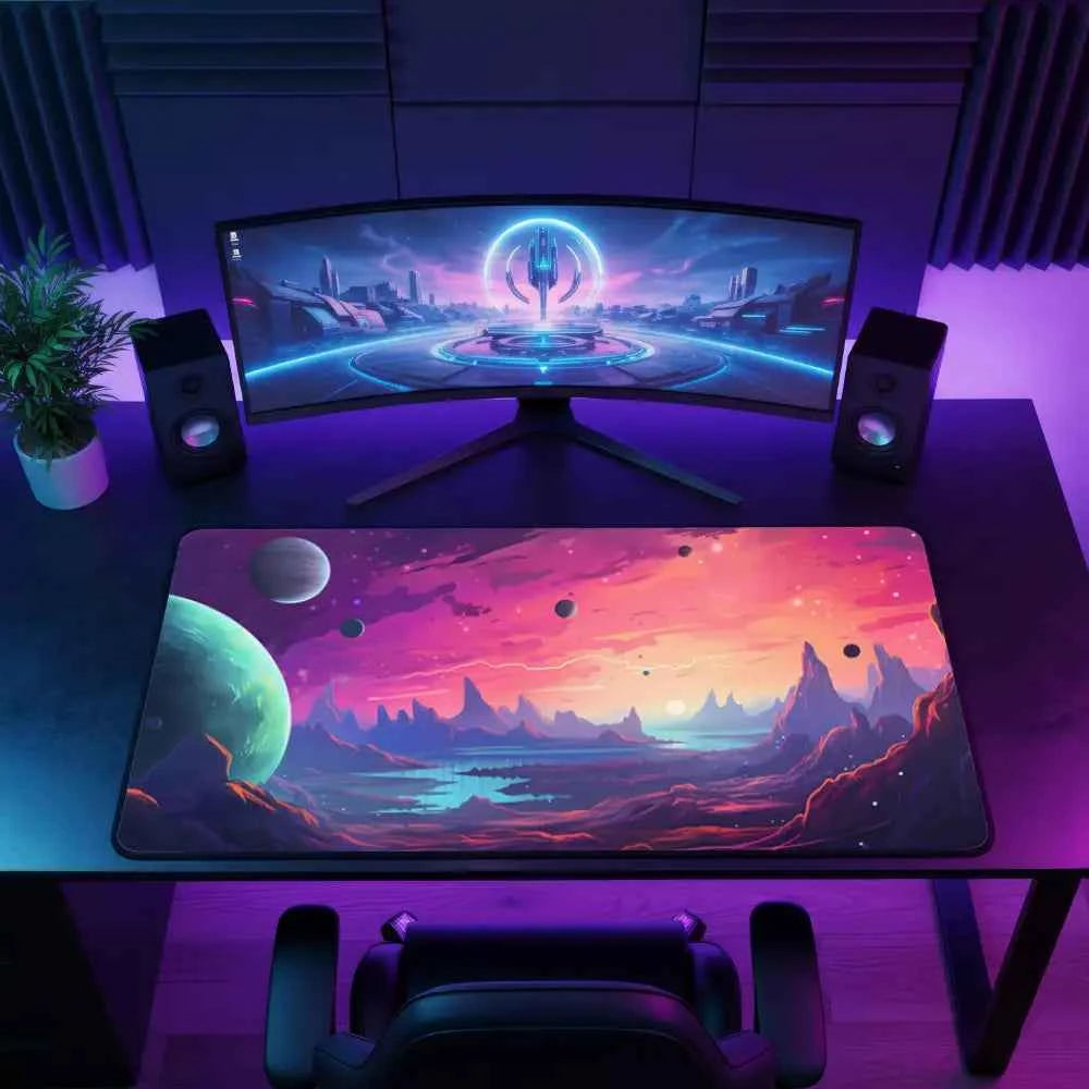 tapis de souris xl planete eloignee