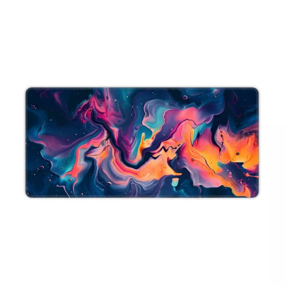 Tapis de souris XXL nuage coloré pour gaming