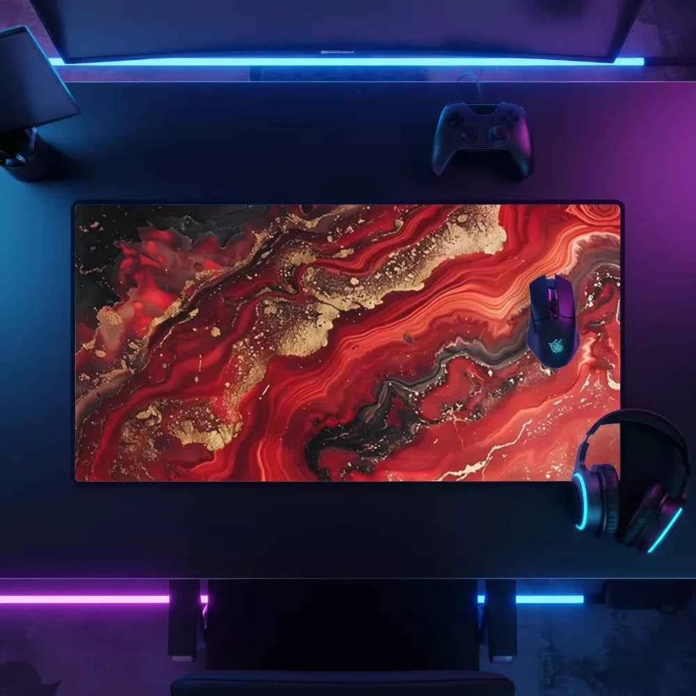 tapis de souris xxl rouge