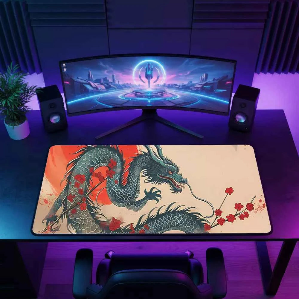 tapis de souris xxxl Dragon japon