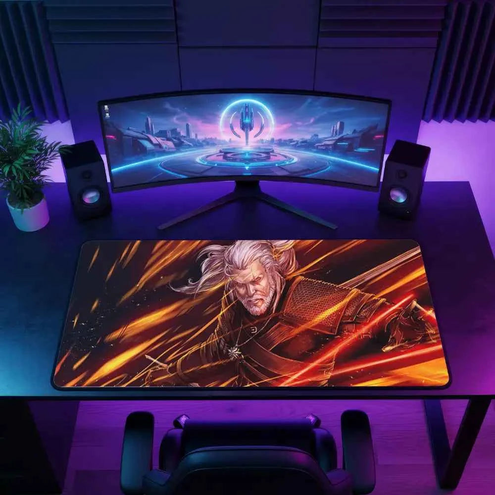 tapis de souris xxxl Geralt the witcher
