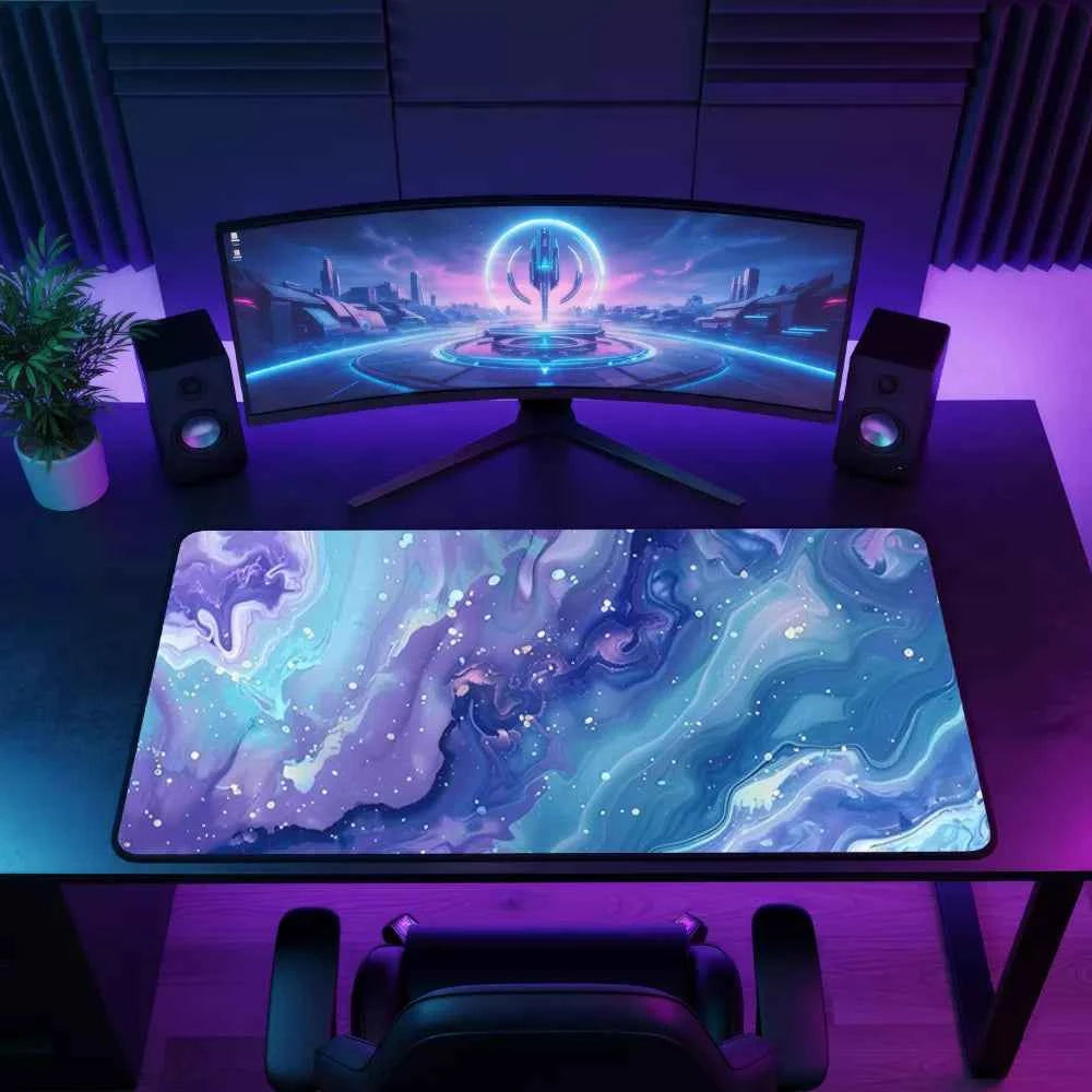 tapis de souris xxxl bleu